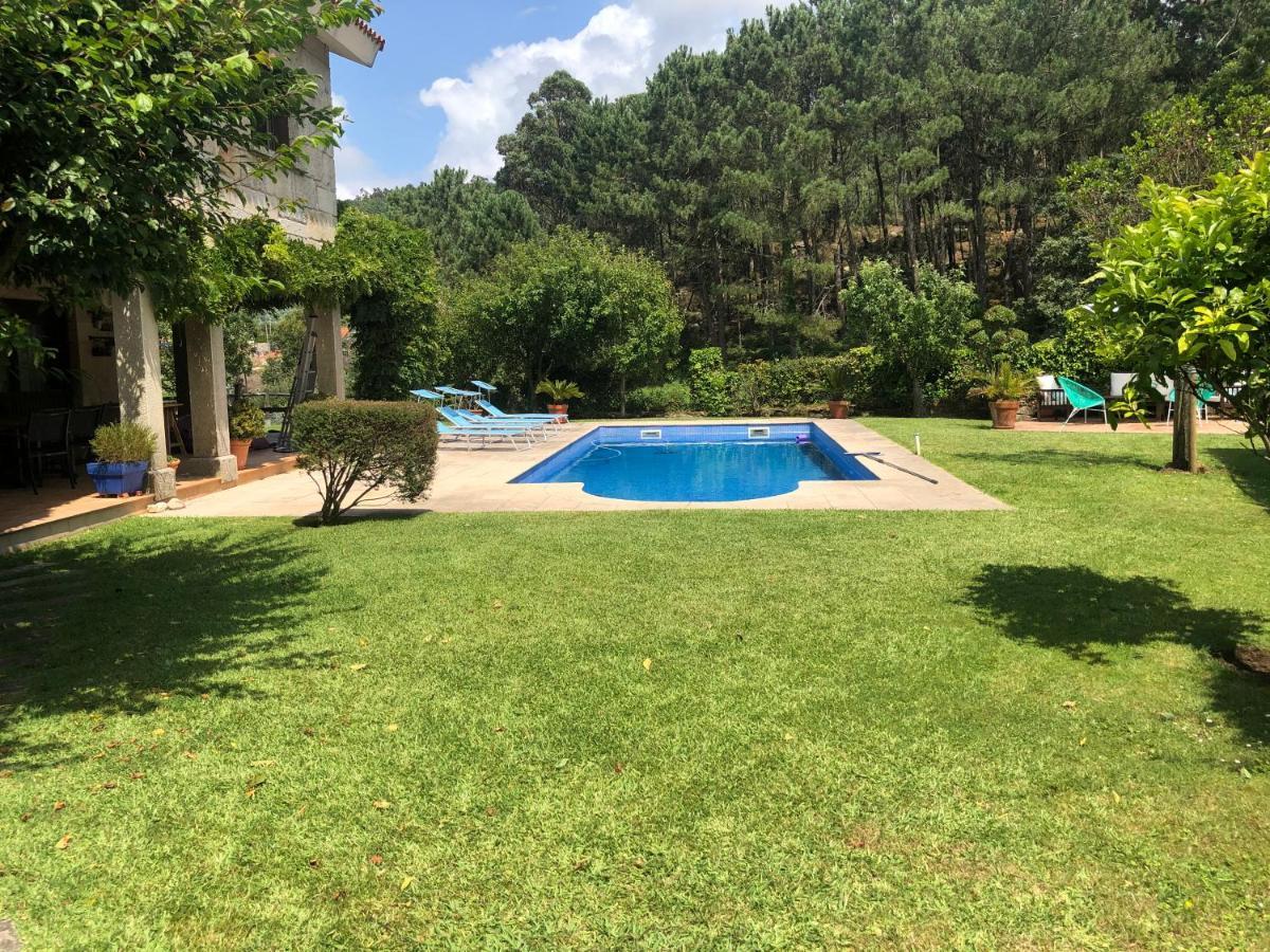 Casa Da Lomba Piscina Y Vistas Al Mar En * Baiona