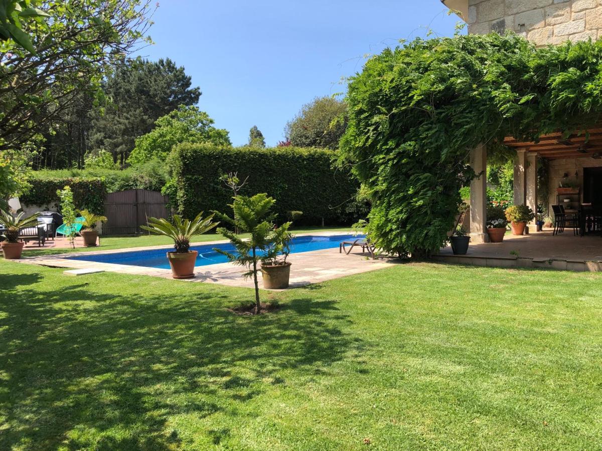 Villa Casa Da Lomba Piscina Y Vistas Al Mar En Baiona